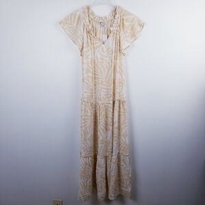 Patrons of Peace Tiered Maxi Dress NWT size XS